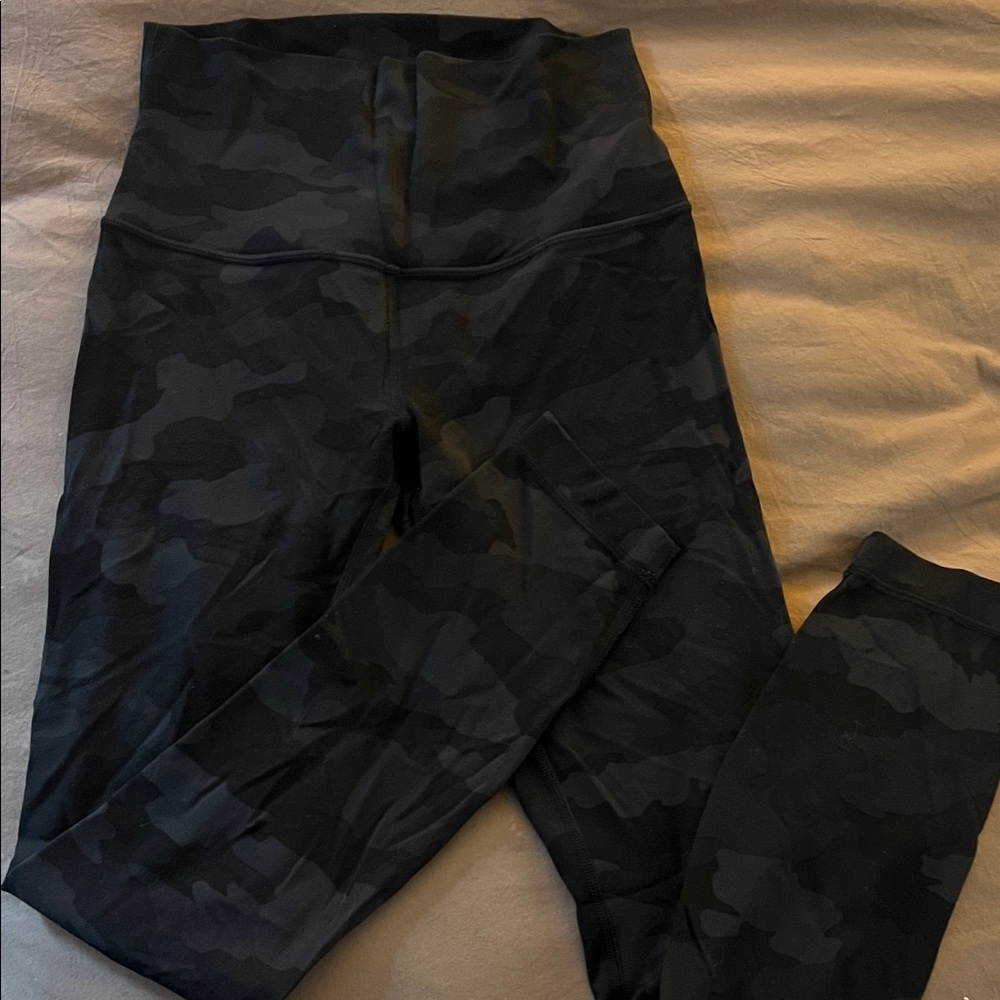 Black Camouflage Lululemon align leggings